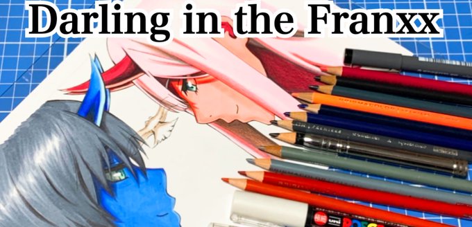 【ダリフラ】アニメの名シーンを色塗りしてみた coloring Darling in theFranxx!! より 【ダリフラ】アニメの名シーンを色塗りしてみた coloring Darling in theFranxx!! より