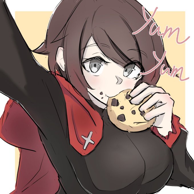 お題からクッキー頬張るルビーちゃん#RWBY お題からクッキー頬張るルビーちゃん#RWBY