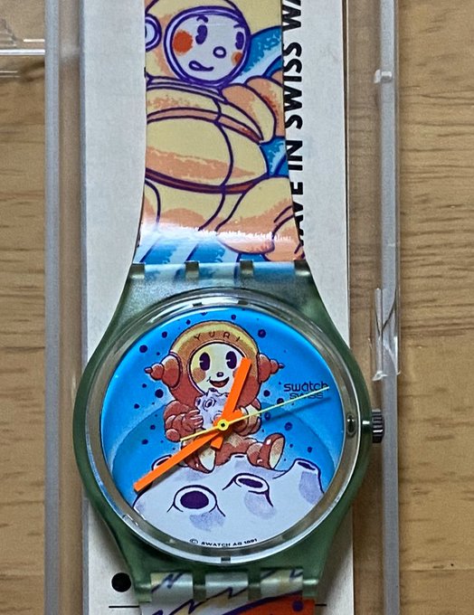 楽しみにしてたスウォッチが到着青春思い出探しツアーにハマっています😊時計を見て娘がひと言🤔ねーねー其れって妖怪ウォッチ? 楽しみにしてたスウォッチが到着青春思い出探しツアーにハマっています😊時計を見て娘がひと言🤔ねーねー其れって妖怪ウォッチ?