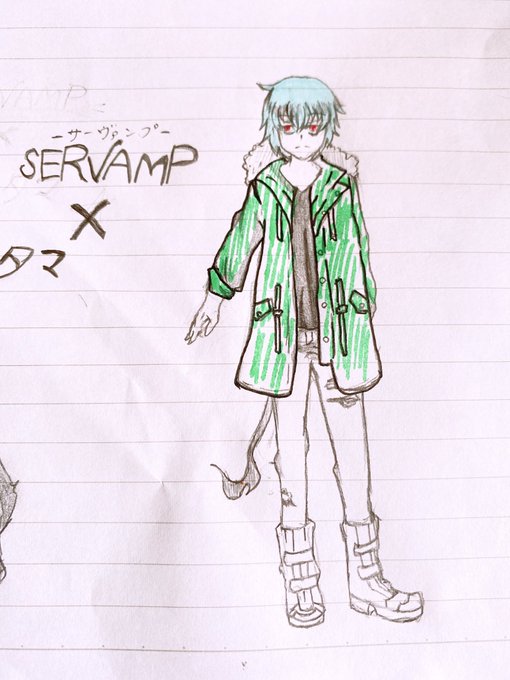 サーヴァンプ×うちタマ服交換やっと描き終わったwwwノラの服初めて描くから下手くそだろwwwクロの服が以外に上手くかけて サーヴァンプ×うちタマ服交換やっと描き終わったwwwノラの服初めて描くから下手くそだろwwwクロの服が以外に上手くかけて