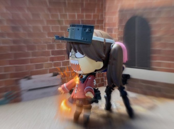 #夜のフィギュア撮影会 お題 「盾」最強のまない盾龍驤! #ねんどろいど #艦これ #夜のフィギュア撮影会 お題 「盾」最強のまない盾龍驤! #ねんどろいど #艦これ