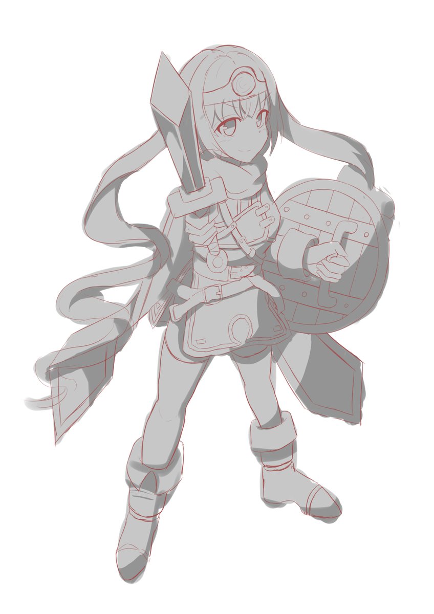 test ツイッターメディア - 勇者トークン用のイラスト描きとちう https://t.co/MCnfBxUFd9