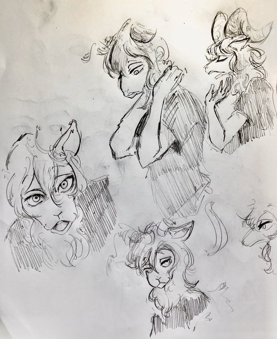 昨日描いた模写のピナくん達#beastarsfanart #BEASTARS 昨日描いた模写のピナくん達#beastarsfanart #BEASTARS
