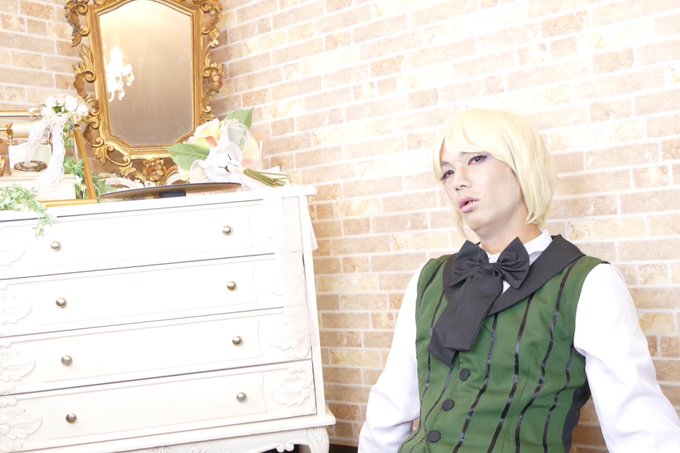 先日ご来店いただいたお客様☆彡今回は男装(*´ω`*)黒執事アロイス.トランシーコスプレ変身もお任せください♬衣装メイク 先日ご来店いただいたお客様☆彡今回は男装(*´ω`*)黒執事アロイス.トランシーコスプレ変身もお任せください♬衣装メイク