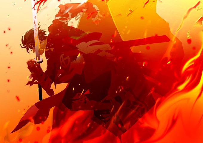 お題『ドリフターズ3巻』ジャンヌ戦の豊久🔥時間大幅オーバーです。#平野耕太版深夜のお絵描き60分1本勝負 お題『ドリフターズ3巻』ジャンヌ戦の豊久🔥時間大幅オーバーです。#平野耕太版深夜のお絵描き60分1本勝負