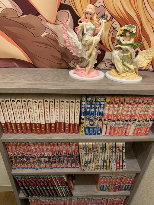 新しい本棚、設置完了!他にまだまだ蔵書はあるけどとりあえず!あと最近、封神演義の完全版入手したけどサイズ的にこっちには入 新しい本棚、設置完了!他にまだまだ蔵書はあるけどとりあえず!あと最近、封神演義の完全版入手したけどサイズ的にこっちには入