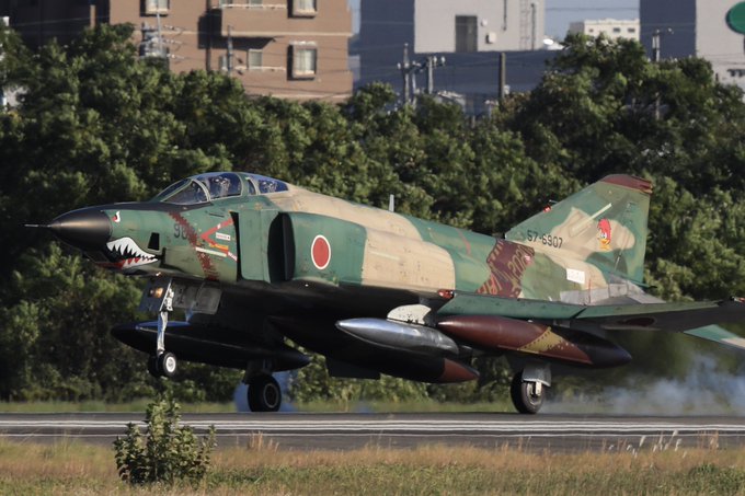 百里のRF-4のフライインこのスペマも懐かしい#航空自衛隊 #RF4 #F4 #ファントム #レコンファントム #pha 百里のRF-4のフライインこのスペマも懐かしい#航空自衛隊 #RF4 #F4 #ファントム #レコンファントム #pha