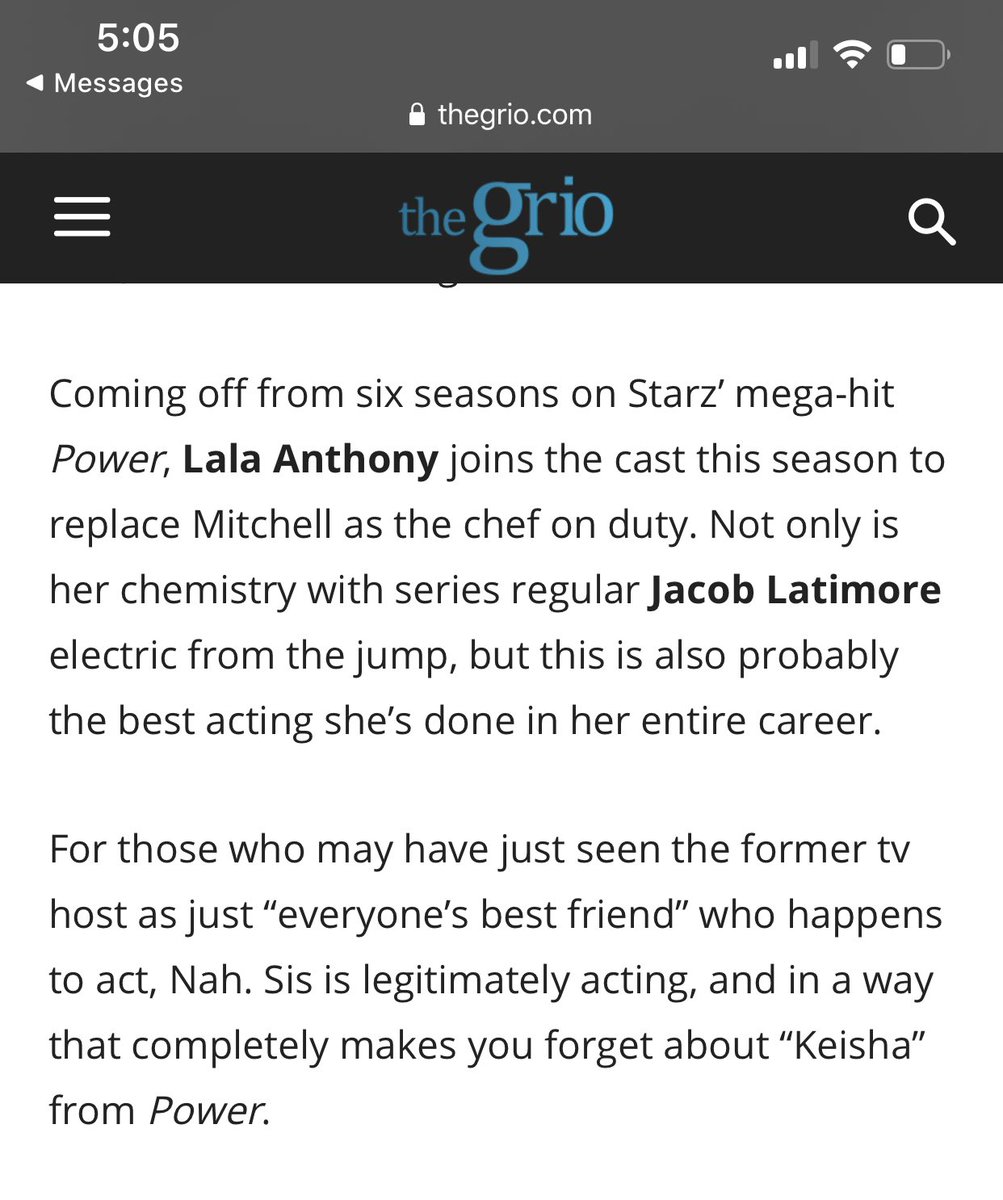 Thanks to @theGrio ❤️😘appreciate the love. And thanks to everyone watching @SHOTheChi this season! 😘❤️ 