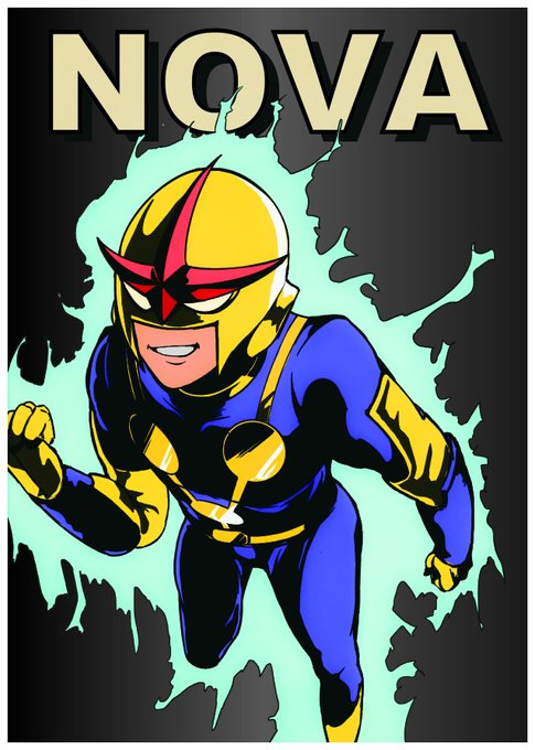 お題ありがとうございます。アルティメットスパイダーマンより「ノヴァ」です。アニメ版を参考にしました〜 お題ありがとうございます。アルティメットスパイダーマンより「ノヴァ」です。アニメ版を参考にしました〜