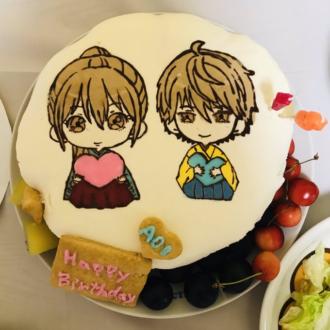 一昨日誕生日だったので母にケーキを作ってもらいました!太一と千早ちゃんが大好きです💕 #ちはやふる 一昨日誕生日だったので母にケーキを作ってもらいました!太一と千早ちゃんが大好きです💕 #ちはやふる