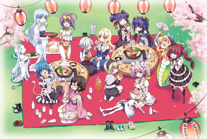 邪神ちゃんドロップキック連載8周年イラストが完成しました!!本当は正式な記念日である4月25日に載せたかったんですけどア 邪神ちゃんドロップキック連載8周年イラストが完成しました!!本当は正式な記念日である4月25日に載せたかったんですけどア
