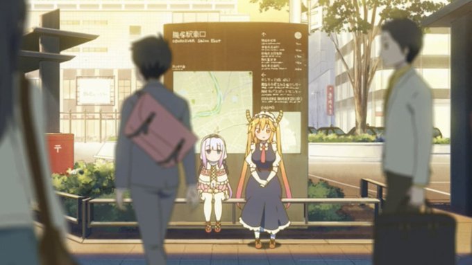 小林さんちのメイドラゴンの聖地、越谷に行ってきました!1.2.3.4 越谷駅にて 小林さんちのメイドラゴンの聖地、越谷に行ってきました!1.2.3.4 越谷駅にて