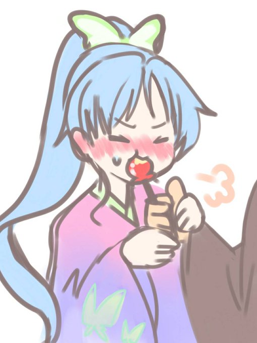 そしてみなさん見てくださいよ昨日の私の七夕絵で旦那のリンゴアメで追い打ち食らった嫁が勇気出したとこを嫁が描いてくれました そしてみなさん見てくださいよ昨日の私の七夕絵で旦那のリンゴアメで追い打ち食らった嫁が勇気出したとこを嫁が描いてくれました