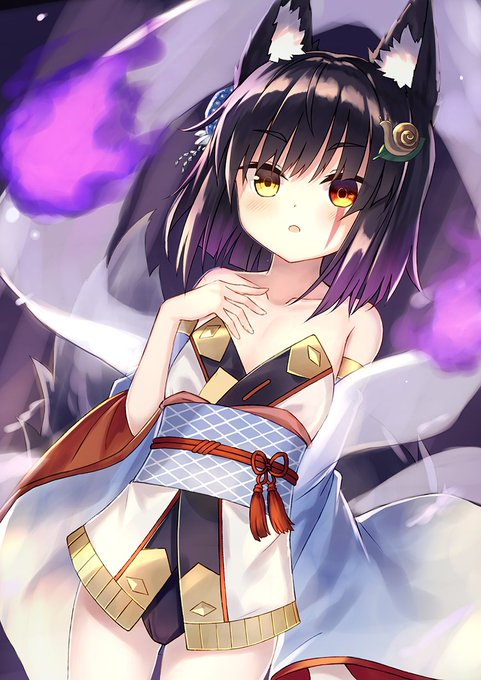 skebの依頼で妖狐ちゃん描きました skebの依頼で妖狐ちゃん描きました