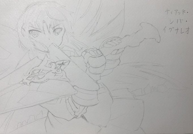 途中からだんだん適当になってるけどティアット描きました#すかすか #すかもか #絵描きさんと繋がりたい 途中からだんだん適当になってるけどティアット描きました#すかすか #すかもか #絵描きさんと繋がりたい