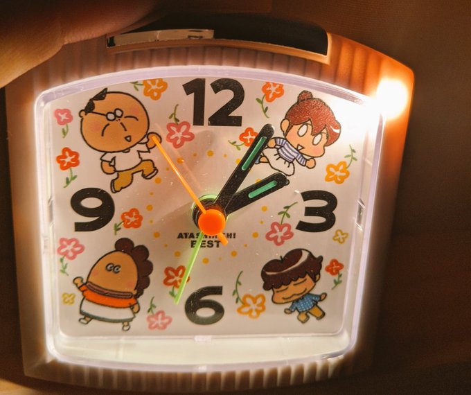あたしンちベストの応募者プレゼントの目覚まし、ボタン押すと光るなんて知らなかったから感動🥺💖 あたしンちベストの応募者プレゼントの目覚まし、ボタン押すと光るなんて知らなかったから感動🥺💖