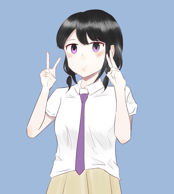 ダブルピースゆりちゃん#わたモテ #watamote ダブルピースゆりちゃん#わたモテ #watamote