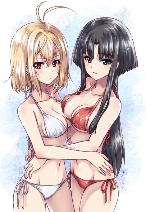 Skebで納品した絵、クロスアンジュのアンジュとサラです。サラは装飾と翼と尻尾なしでとの依頼だったのでそのように…☺️ビ Skebで納品した絵、クロスアンジュのアンジュとサラです。サラは装飾と翼と尻尾なしでとの依頼だったのでそのように…☺️ビ
