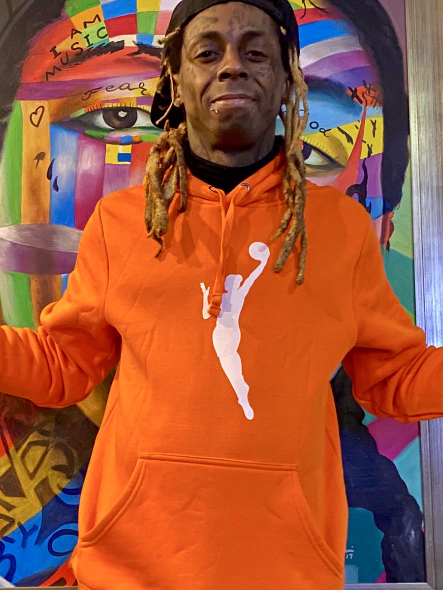 Repping the @WNBA on the first day of the 2020 season #OrangeHoodie #InItForGood 