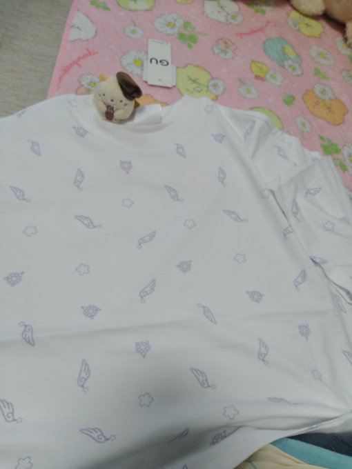 GUのカードキャプターさくら、チュニックTとクロップドT🌸可愛いのです。 GUのカードキャプターさくら、チュニックTとクロップドT🌸可愛いのです。