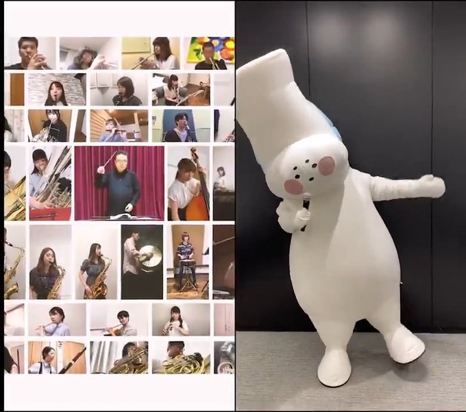 【#ユーフォとコラボ】さっそくチューバくんがリモート演奏動画とのコラボに挑戦してみました!皆さんのコラボお待ちしておりま 【#ユーフォとコラボ】さっそくチューバくんがリモート演奏動画とのコラボに挑戦してみました!皆さんのコラボお待ちしておりま