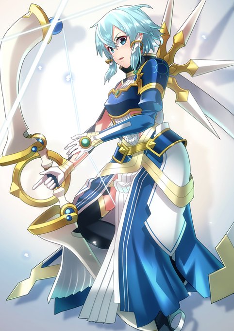 シノン(ソルス)。まもなく最新話放送開始!サトライザーに負けるな~! #sao #sao_anime シノン(ソルス)。まもなく最新話放送開始!サトライザーに負けるな~! #sao #sao_anime