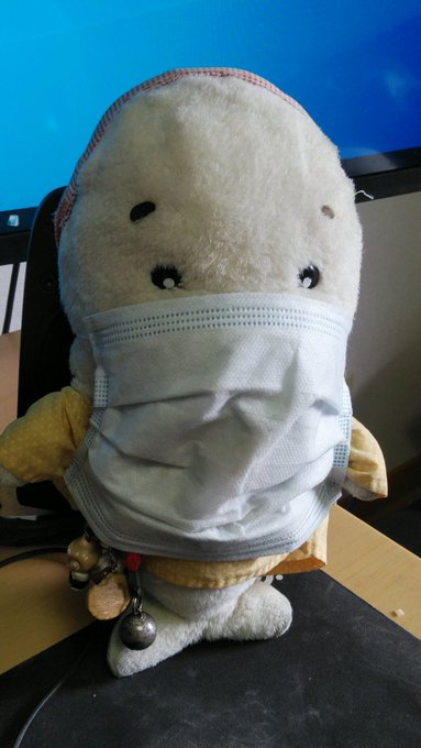 ゴマスク。違和感がある。#ゴマちゃん ゴマスク。違和感がある。#ゴマちゃん