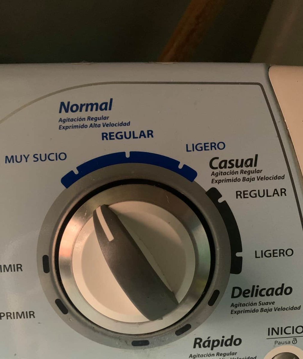 RT @Cheche92220435: En la escala de la lavadora automática como les gusta...