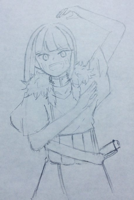 反対側にオルカ様描いてハートにするつもり。#クジ砂#リョダリ 反対側にオルカ様描いてハートにするつもり。#クジ砂#リョダリ