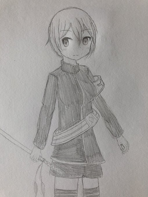 #100日後に絵が上手くなるかもしれない与瀬34日目佐久隊長今日誕生日らしいので#うらら迷路帖 #色井佐久生誕祭2020 #100日後に絵が上手くなるかもしれない与瀬34日目佐久隊長今日誕生日らしいので#うらら迷路帖 #色井佐久生誕祭2020