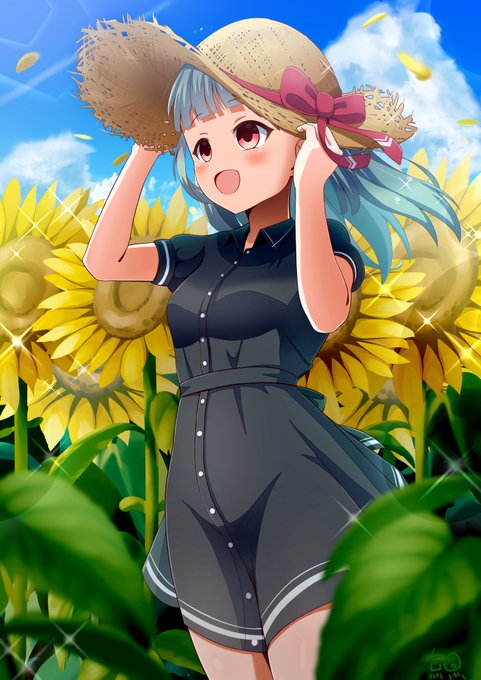 おにいちゃんへごきげんいかがですわ?ワタクシは楓といっしょに元気に暮らしておりますわ!この前,ひまわり畑に行きましたの。 おにいちゃんへごきげんいかがですわ?ワタクシは楓といっしょに元気に暮らしておりますわ!この前,ひまわり畑に行きましたの。