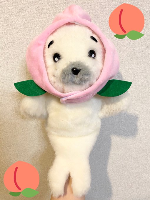 桃になったゴマちゃん!桃が大好きでキュ〜🍑#少年アシベ#ゴマちゃん 桃になったゴマちゃん!桃が大好きでキュ〜🍑#少年アシベ#ゴマちゃん