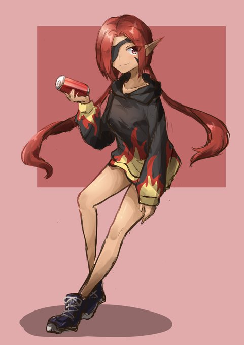 パーカーなマドゥさん!#パズドラ #パズドライラスト パーカーなマドゥさん!#パズドラ #パズドライラスト