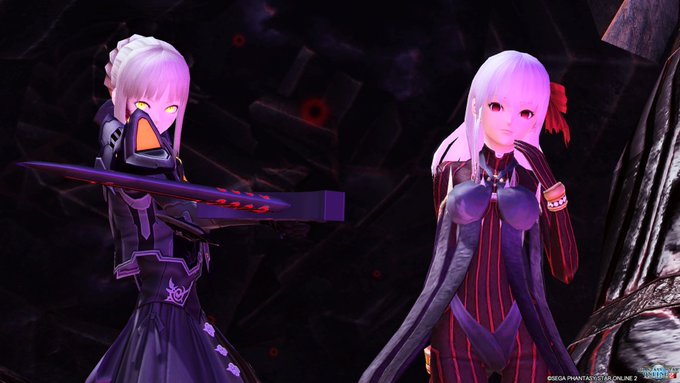 #メンテの日なのでSSを貼る#pso2で聖杯戦争Fate/stay night HFの公開前なのでセイバーオルタでリリー #メンテの日なのでSSを貼る#pso2で聖杯戦争Fate/stay night HFの公開前なのでセイバーオルタでリリー