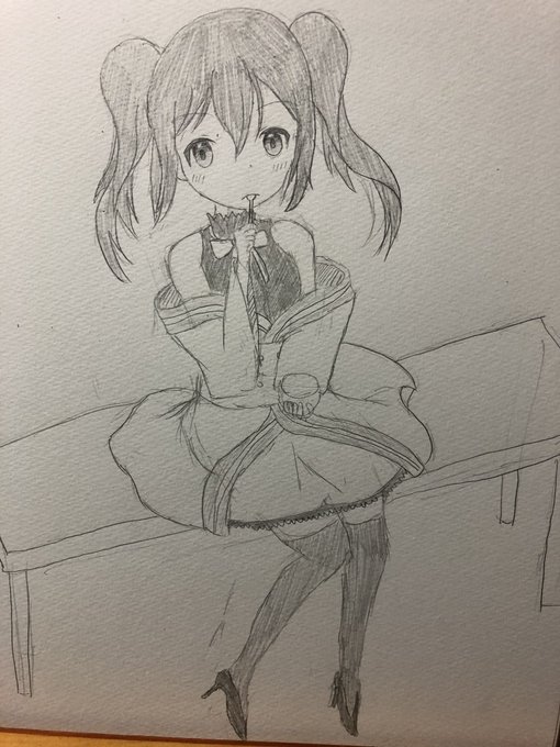 #100日後に絵が上手くなるかもしれない与瀬43日目小梅ちゃん久々に描いた気がする。#うらら迷路帖 #雪見小梅 #100日後に絵が上手くなるかもしれない与瀬43日目小梅ちゃん久々に描いた気がする。#うらら迷路帖 #雪見小梅
