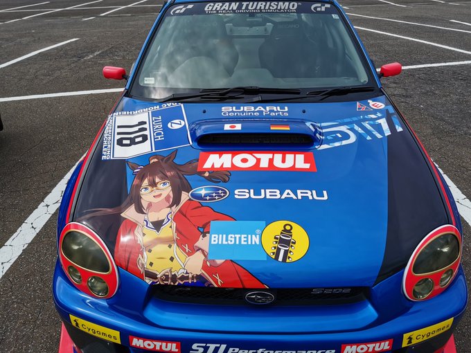 日本自動車博物館にウマ娘痛車おりゅー 日本自動車博物館にウマ娘痛車おりゅー