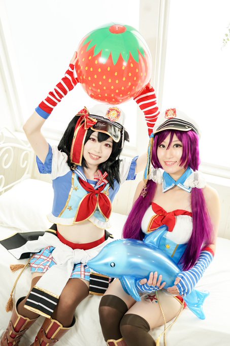 【コスプレ/ラブライブ !】マリン編覚醒🔮のぞにこ🎀Photo:りりぃ()希:ふく()にこ:茶豆※敬称略※2019年の併 【コスプレ/ラブライブ !】マリン編覚醒🔮のぞにこ🎀Photo:りりぃ()希:ふく()にこ:茶豆※敬称略※2019年の併