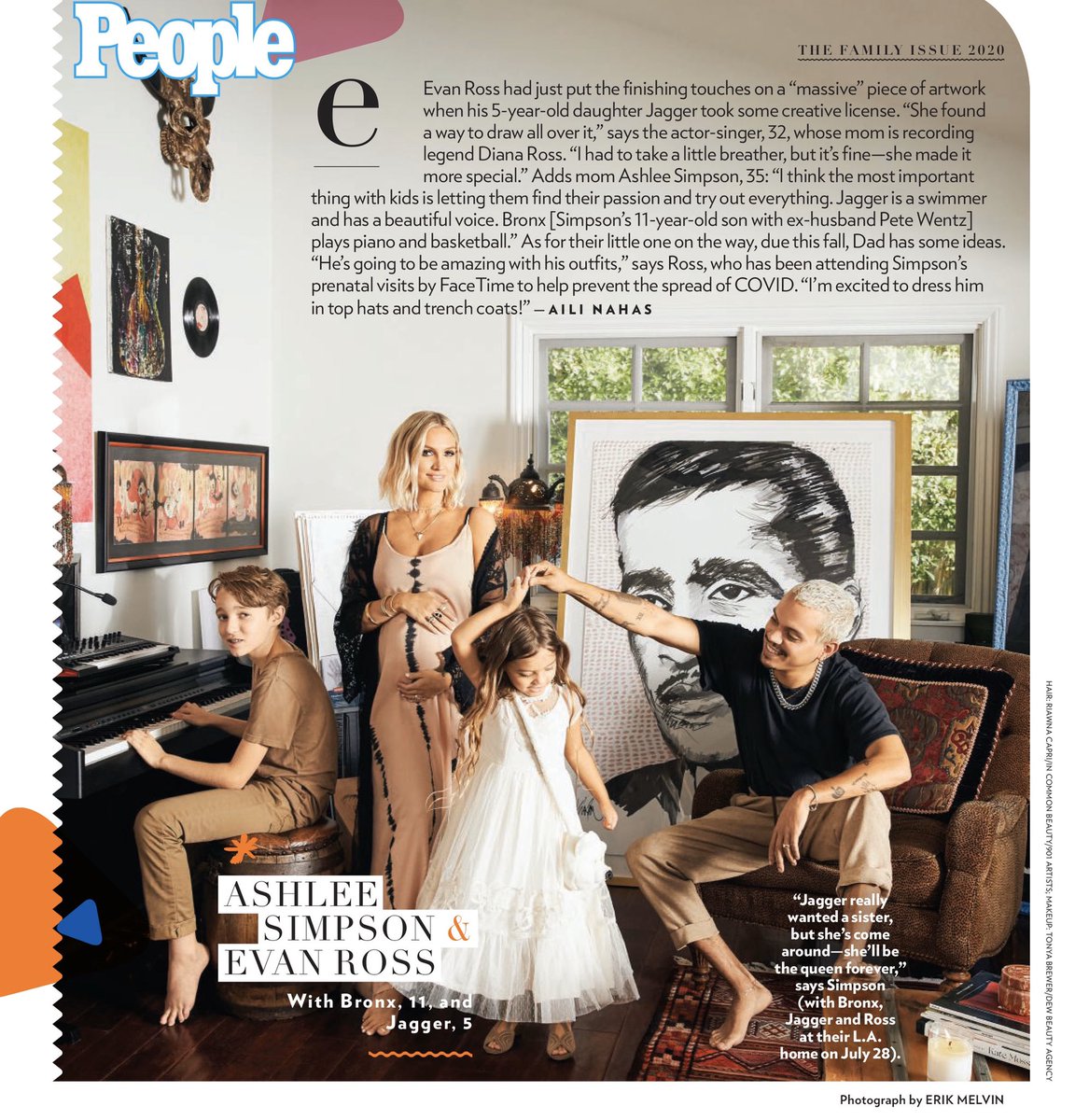 Soon to be a family of 5! Thank you @people for featuring us in the Family issue! 