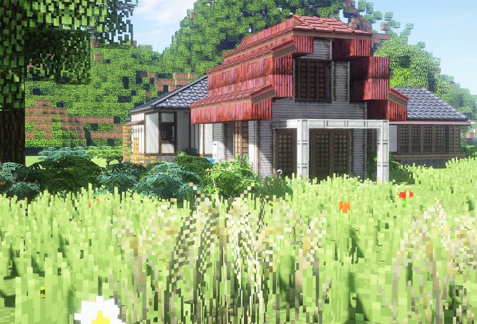 #Minecraft緑化推進委員会#路地裏MOD#Minecraftとなりのトトロサツキとメイの家をそれっぽく😊 #Minecraft緑化推進委員会#路地裏MOD#Minecraftとなりのトトロサツキとメイの家をそれっぽく😊