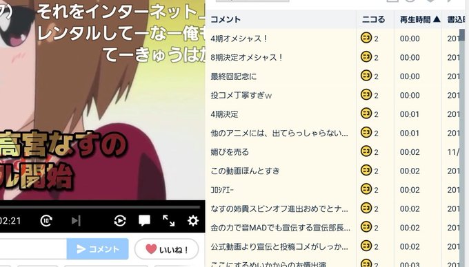 てーきゅうの全コメントニコる風潮好きみんなもしよう! てーきゅうの全コメントニコる風潮好きみんなもしよう!
