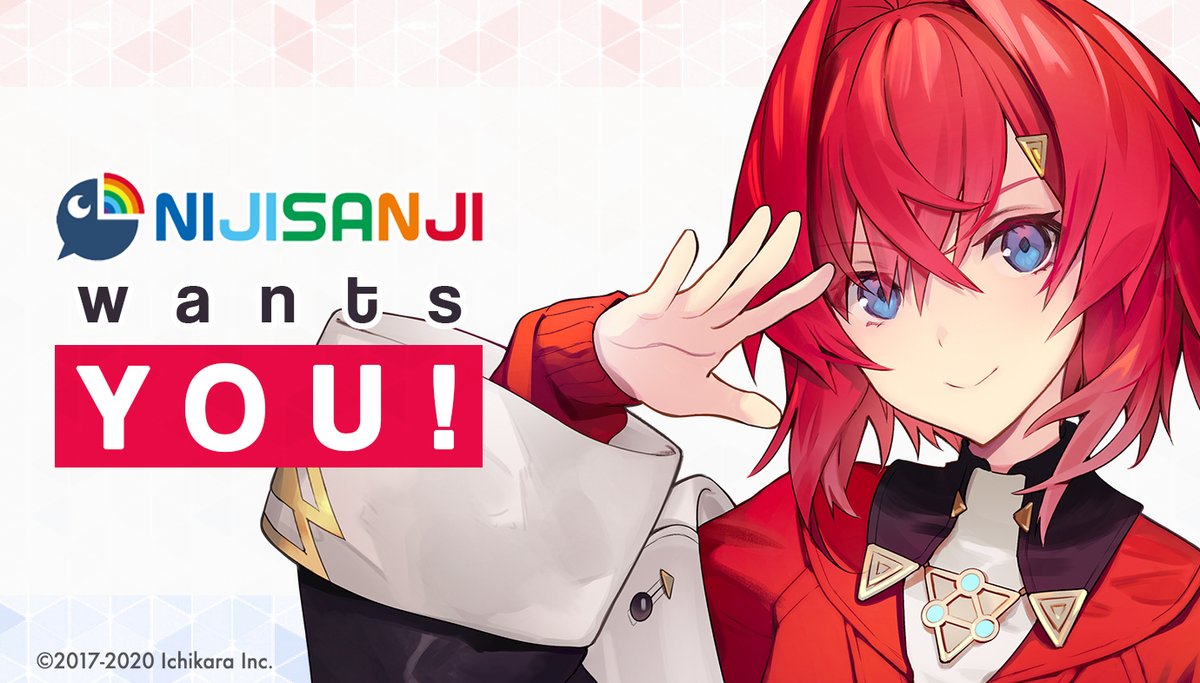 NIJISANJI English Official are looking to recruit all types of new