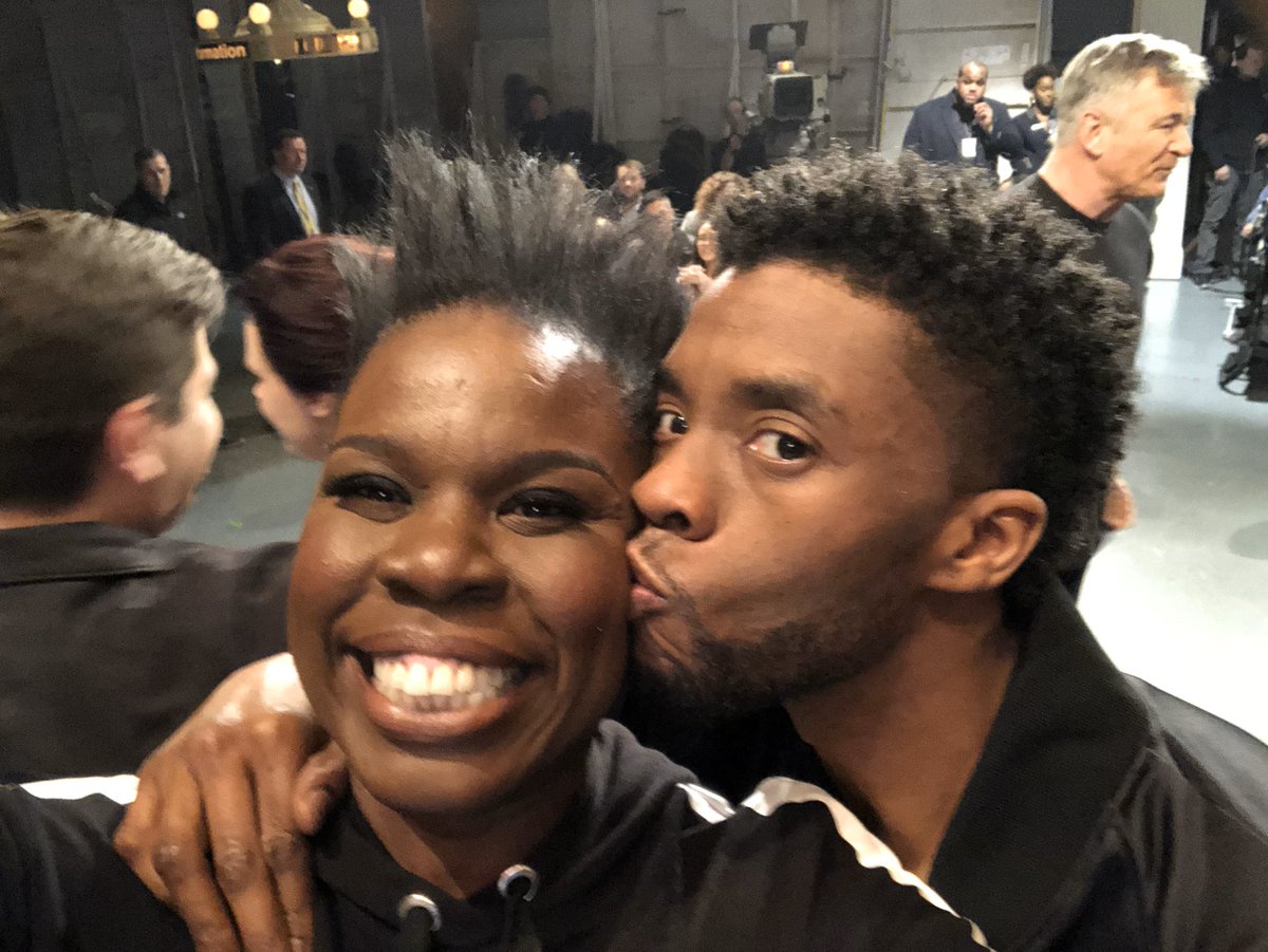 Leslie Jones with Boyfriend  