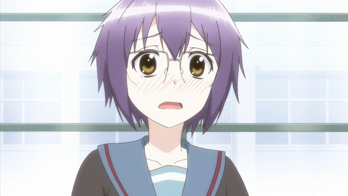 長門有希ちゃんの消失4話!バレンタイン前日にハルヒが北高に来るも部活は休み!河童を探すとキョンと川へ!何かこの2人が良い 長門有希ちゃんの消失4話!バレンタイン前日にハルヒが北高に来るも部活は休み!河童を探すとキョンと川へ!何かこの2人が良い
