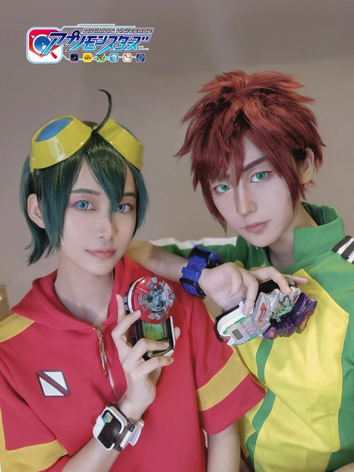 ooc⚠️この前の写真#アプモン #デジモン #新海ハル #大空勇仁 #コスプレ #cosplay ooc⚠️この前の写真#アプモン #デジモン #新海ハル #大空勇仁 #コスプレ #cosplay