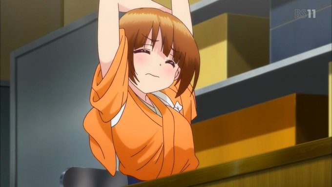 かわいい #ゆらぎ荘アニメ #yuragisou_anime #bs11 かわいい #ゆらぎ荘アニメ #yuragisou_anime #bs11