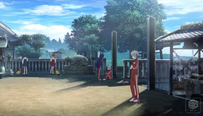 ソラとウミのアイダの4話に出てくる神社だよ〜!#ソラとウミのアイダ ソラとウミのアイダの4話に出てくる神社だよ〜!#ソラとウミのアイダ