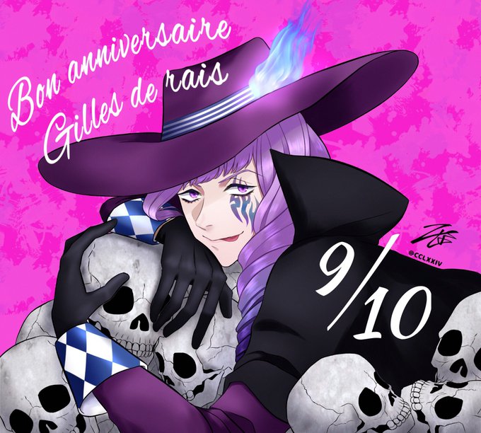 お誕生日おめでとうジルちゃん‼️今年も愛を込めて💕#魔界王子ジル・ド・レイ誕生祭2020#ジルちゃん#ジル・ド・レイ#魔 お誕生日おめでとうジルちゃん‼️今年も愛を込めて💕#魔界王子ジル・ド・レイ誕生祭2020#ジルちゃん#ジル・ド・レイ#魔