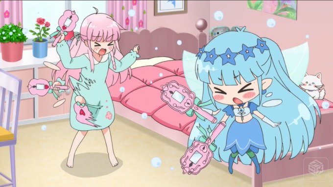 #リルリルフェアリル 2期(魔法の鏡編)から登場するかれんちゃん、かわいいお嬢様系女子ですが、登校時に素足という素晴らし #リルリルフェアリル 2期(魔法の鏡編)から登場するかれんちゃん、かわいいお嬢様系女子ですが、登校時に素足という素晴らし