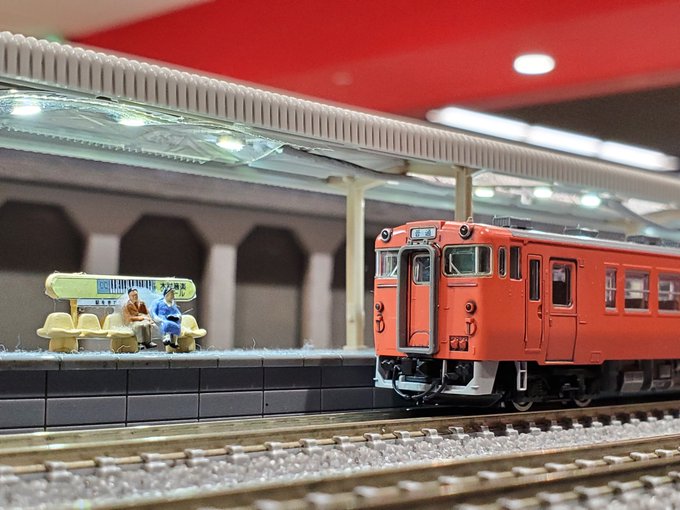 「この列車は本日に限り会津あおい祭駅に臨時停車いたします」特に國鉄ぽくては加えてませんが、気分は國鉄会津線#RAILWA 「この列車は本日に限り会津あおい祭駅に臨時停車いたします」特に國鉄ぽくては加えてませんが、気分は國鉄会津線#RAILWA