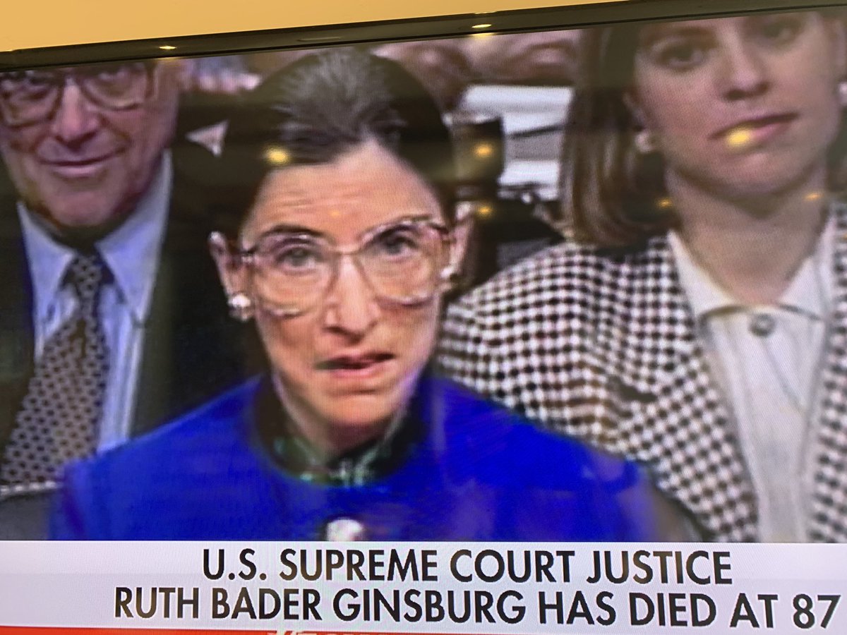 Sad to hear the passing of Ruth Bader Ginsburg. #supremecourt #pioneer #RIP 